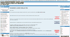 Desktop Screenshot of kuchynske-vahy.com