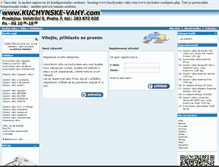 Tablet Screenshot of kuchynske-vahy.com